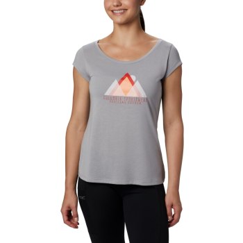 Columbia Shady Grove, Camiseta Grises Para Mujer | 253860-HNZ